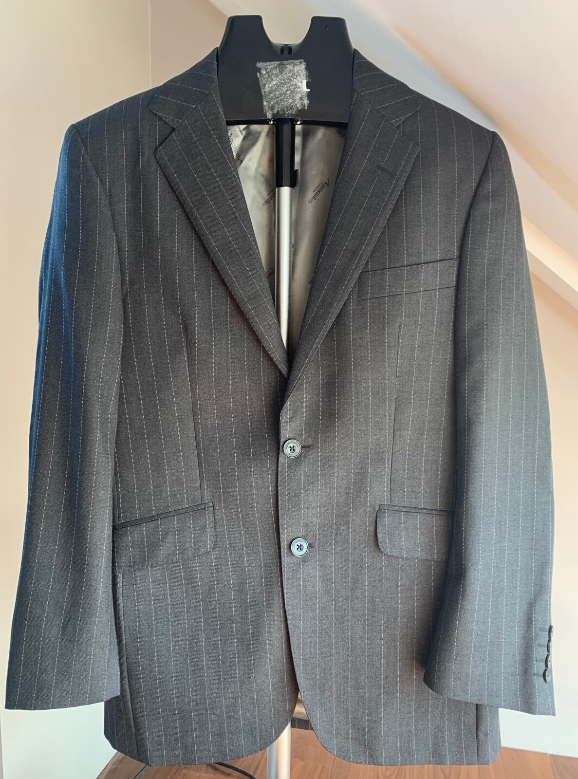 Aquascutum Grey stripe Male Blazer UK SIZE 36 used