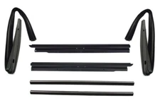 New 6-PC Glass Run Beltline Seal Weatherstrip Set For 87-96 Dakota Window Sweep