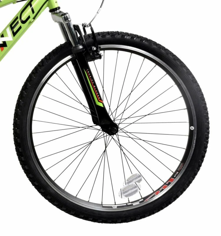 Basis Connect Mountain Bike 26" Wheel MTB Unisex 18 Speed Shimano Bicycle Green - Image 3 of 4