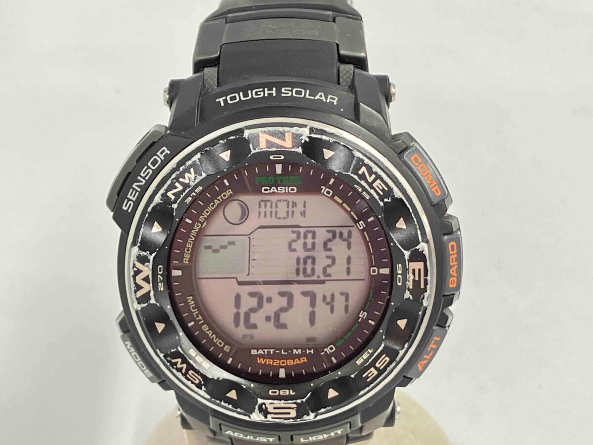 CASIO PROTREK タフソーラー  PRW-2500 　貴重モデル Casio Pro Trek PRW-2500 Protrek Triple Sensor Tough Solar