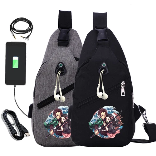 Demon Slayer: Kimetsu no Yaiba Anime Sports Backpack One Shoulder Crossbody Bag - Imagen 1 de 7