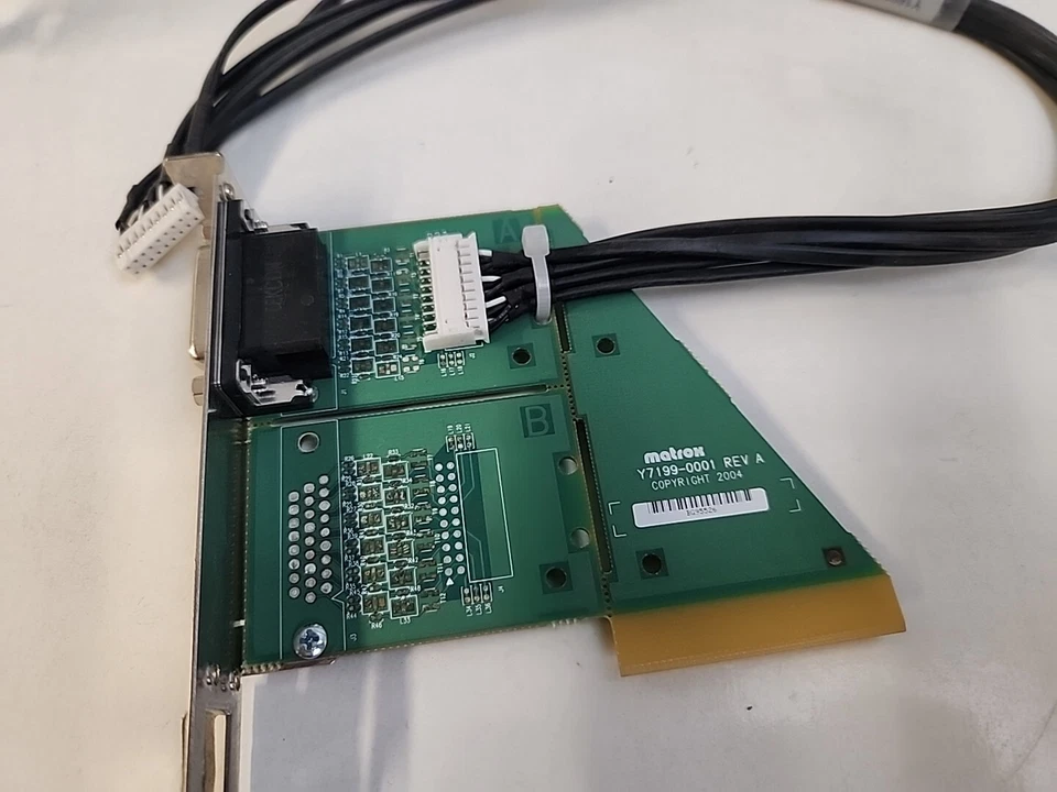 Matrox Y7174-02 REV B XMIO/12/6000 Card & Daughter Board Y7199-0001 - Image 2 of 4