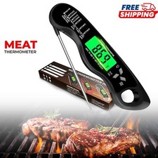Instant Read Meat Thermometer Digital Fast for Kitchen Food Cooking BBQ Grilling