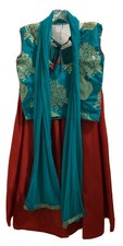 Pre owned Indian Pakistani Wedding Party wear for Girls Size 36 Small