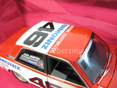 Modellino Maisto 1:24 BRE Datsun 510 Rosso E Bianco Tokyo - Diecast Nuovo In Scatola - Foto 5