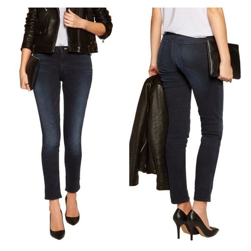 ACNE Flex Basement faded 8” rise skinny 