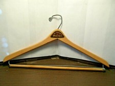 Vintage Wooden Advertising Clothes Hanger - The Men's Store at DONECKERS