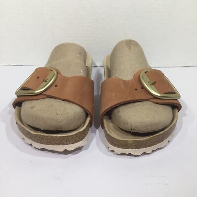 Birkenstock Womens Size 7 Narrow Madrid Big Buckle Brandy