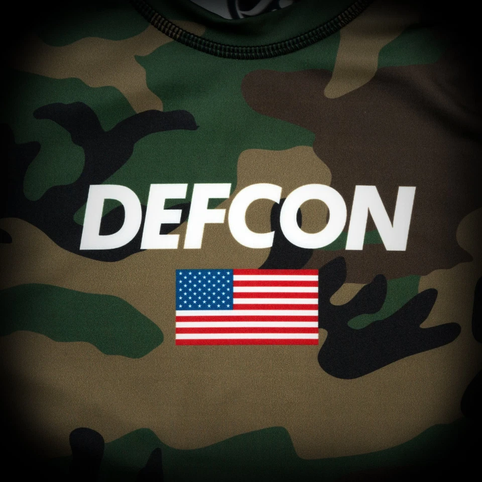 Shoyoroll Defcon x BJJ Rash Guard Short Sleeve Jiu Jitsu MMA Camo Gear - Image 3 of 4