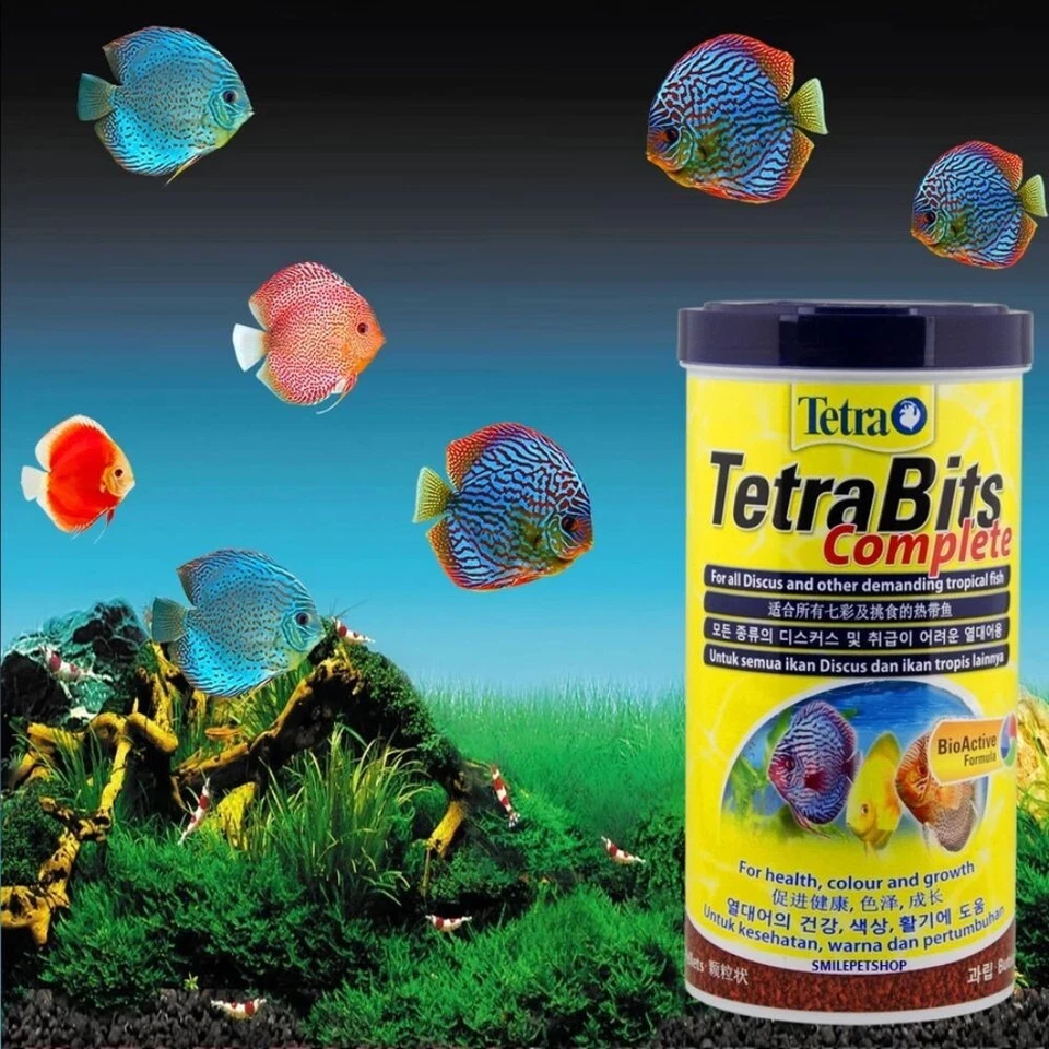 Tetra Bits Complete Premium Fish Food Slow-Sinking Granules for Discus 93g - Image 3 of 4