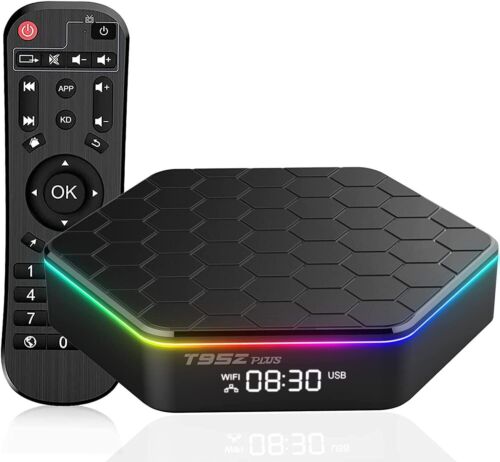 T95Z Plus Android 12 TV Box RAM 4GB ROM 32GBSmart HD Media Player WIFI Bluetooth - Picture 1 of 7