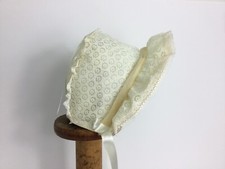 Vintage Child Breathable Lace Bonnet Sun Hat Lace Ribbon Breathable Child Hat