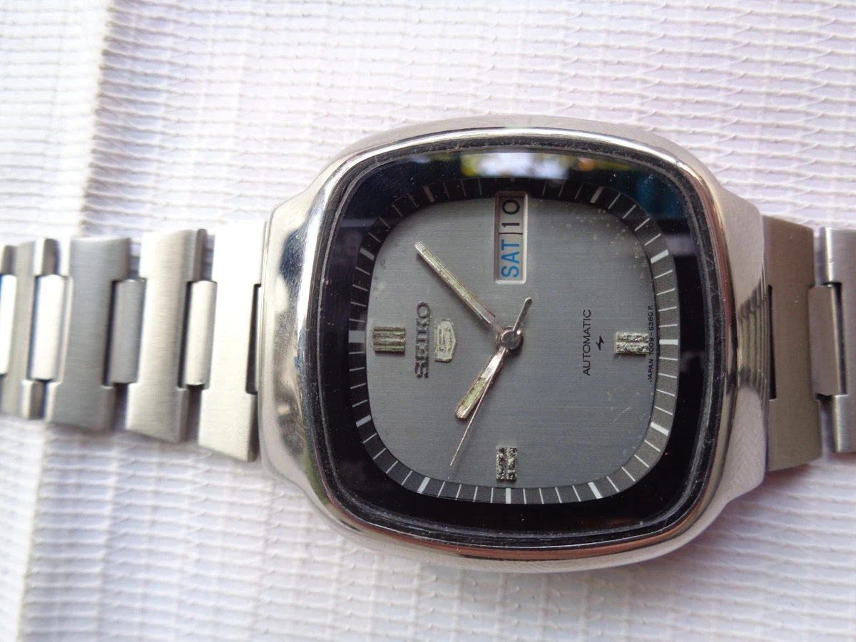 Seiko 5 top square case
