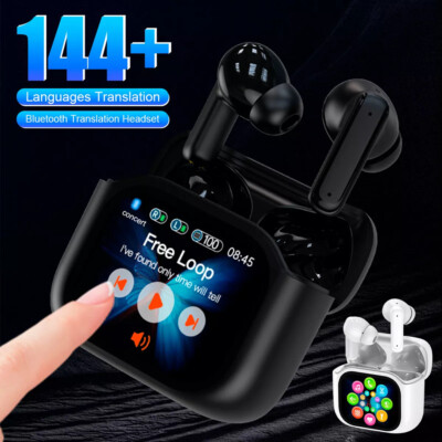 Real Time Translator Ohrhörer mit 144 Sprachen in Echtzeit Wireless Translator .