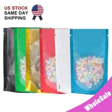 4CustomPrint Smell Proof Foil Mylar Heat Sealable Stand Up Pouches Storage