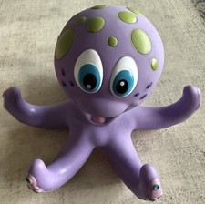 NUBY Purple Octopus Bathing Bath Time Floating Animal Baby Kid Toy 2010 VISIT US