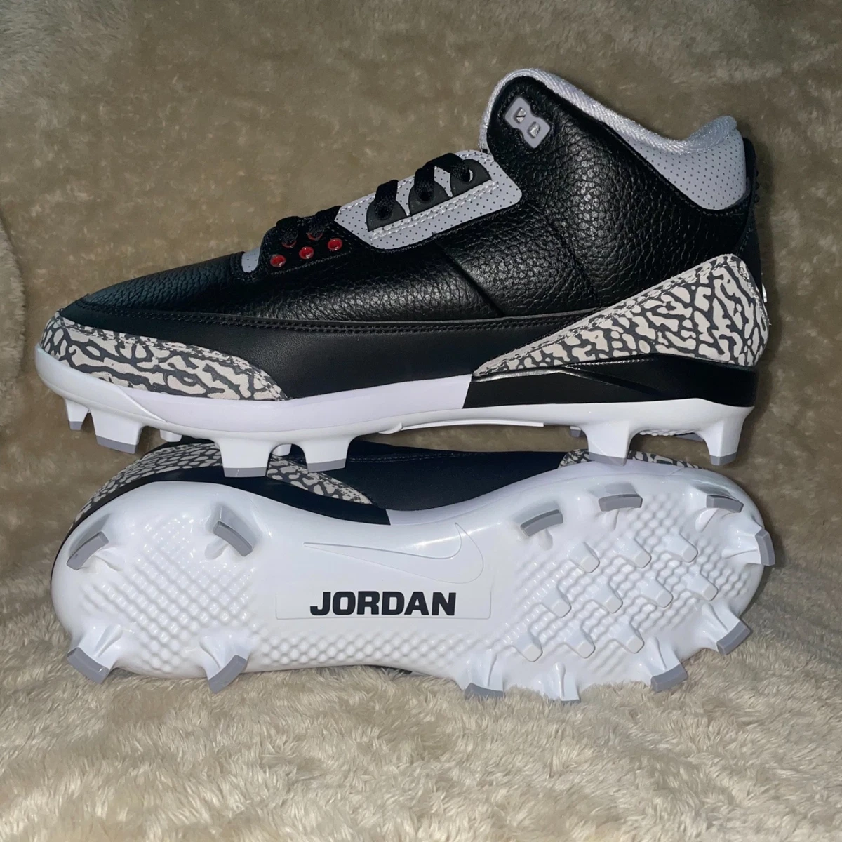 Las mejores ofertas en Jordan 3 Retro MCS Black Cement | eBay