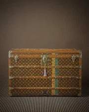 Antique Louis Vuitton Monogram Steamer Trunk