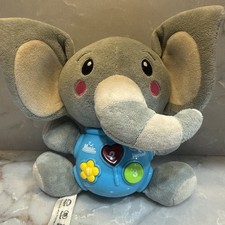 Plush Elephant Music Baby Toy Cute Stuffed Animal Light Up  Sound