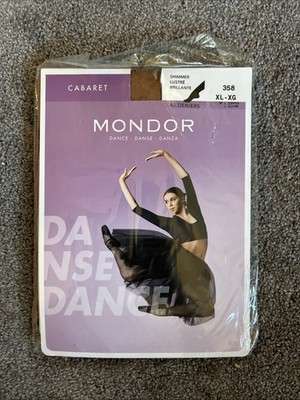 Mondor Cabaret Shimmer Dance Tights (X-Large ) 358 40 Deniers 96 L Copper New