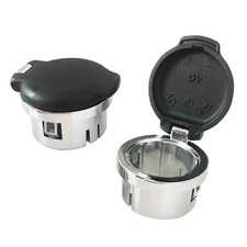 12V Cigarette Lighter Plug Cover Caps Set for Chevy Silverado GMC Sierra