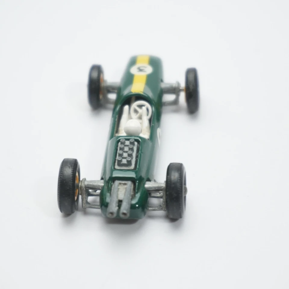 Matchbox Lesney Lotus #19 Series Die Cast Green Race Car White Driver England - Image 4 of 4