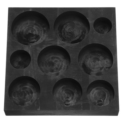 9 Hole Graphite Casting Mold Crucible For Metal Melting Copper Ingot