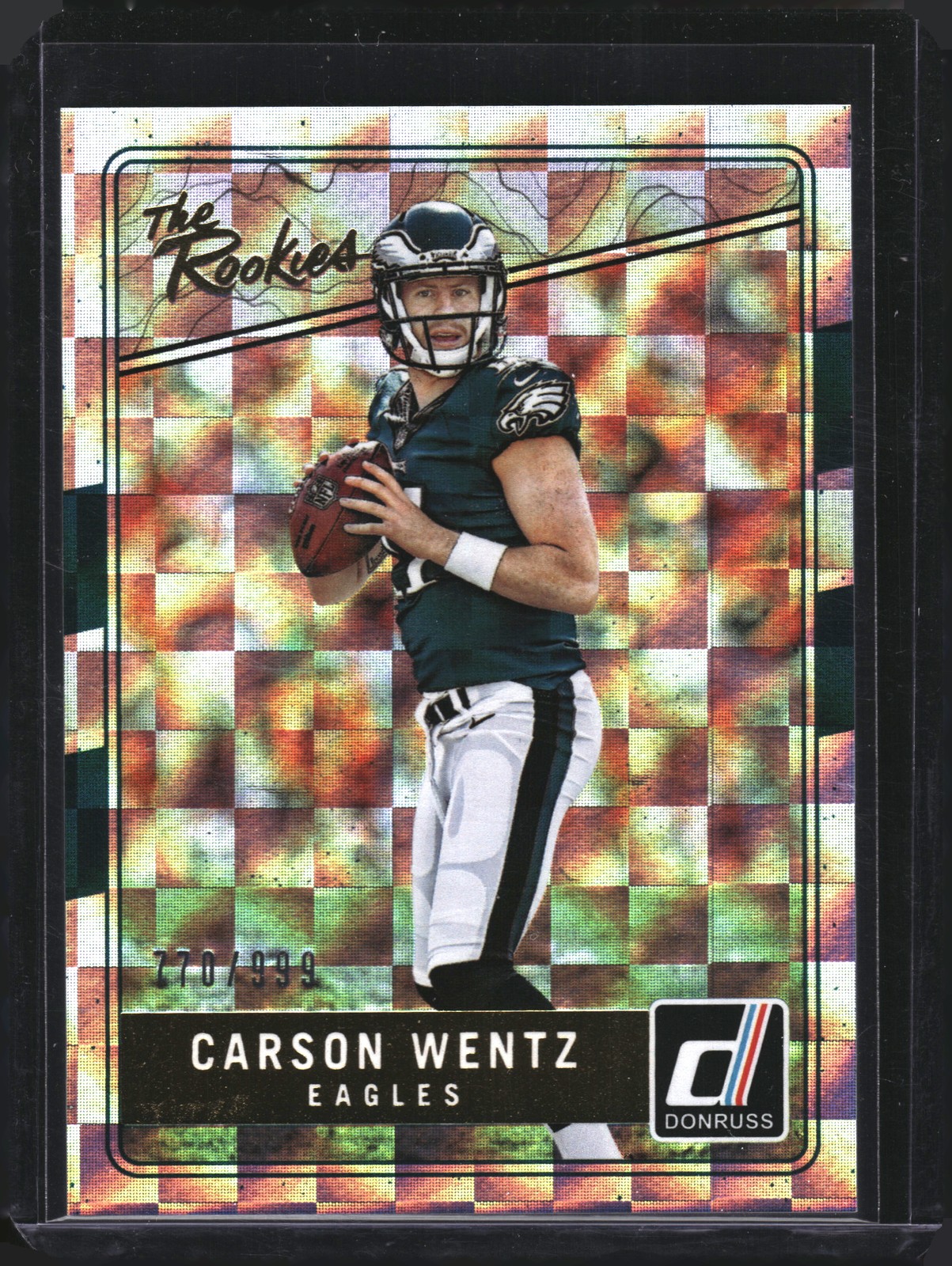 Carson Wentz Panini Donruss the Elite Series Rookies #2 Base