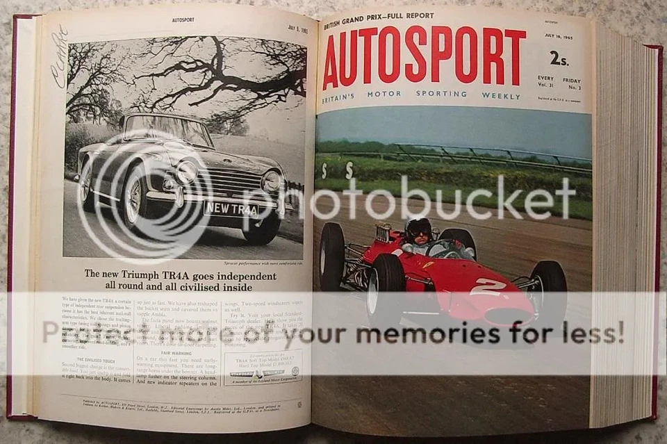 AUTOSPORT July To Dec 1965 BOUND VOLUME 31 XXXI Motor Sport Racing Magazines - Image 2 of 4