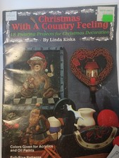 Christmas With A Country Feeling Tole Painting Book Instruction Pattern Wood M10
