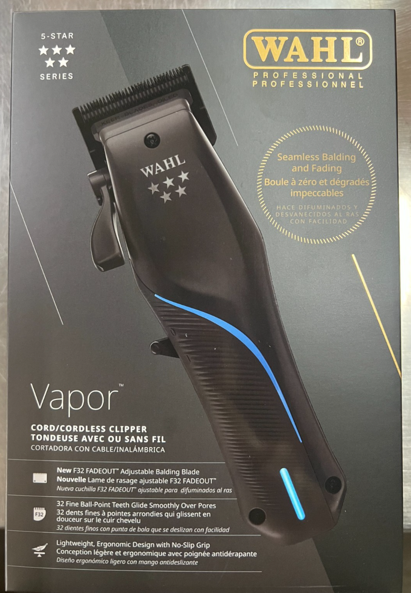 Wahl Professional 5-Star Vapor Cordless Clipper with F32 FadeOut