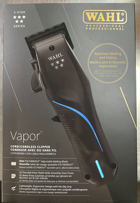 Wahl Professional 5-Star Vapor Cordless Clipper with F32 FadeOut