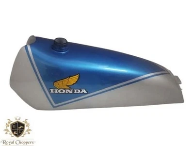 Convient pour Honda TL 125 S BJ 1978 modèle acier peint bleu et argent réserv... - Photo 1/4