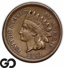 1862 Indian Head Cent Penny, Civil War Date