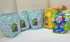 Vintage 1990s McDonalds Happy Meal Lunch Bags Lot Of 5