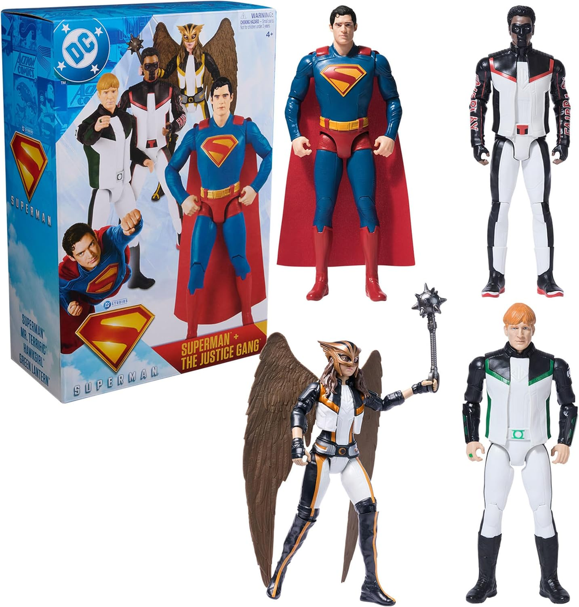 DC Comics Superman, Green Lantern, Hawkgirl and Mr. Terrific 12