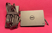 Dell WD15 Docking Station USB-C Black 4K Dual Display with 130W Adapter USED