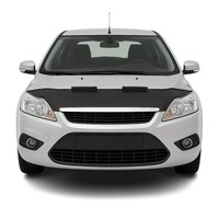 Haubenbra Steinschlagschutz Bonnet Bra FüR Ford Focus 2008-2011 Schwarz Halb