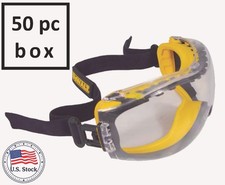 Safety Goggles, Clear, One lot of 50 goggles, DeWALT DPG82-11C