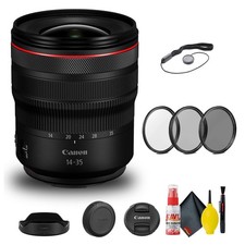 Canon RF 14-35mm f/4L IS USM Lens 4857C002  Filter Kit  Cap Keeper  More