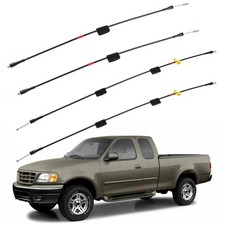 Rear Door Upper Lower Latch Cables, Compatible with F-150 F-250 Left Right