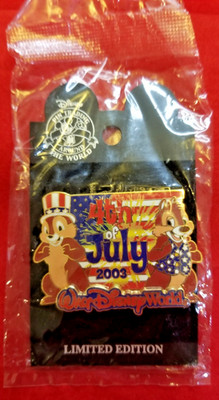 DISNEY WDW  Chip & Dale  Walt Disney World 4th of July 2003 LE3000 NIB