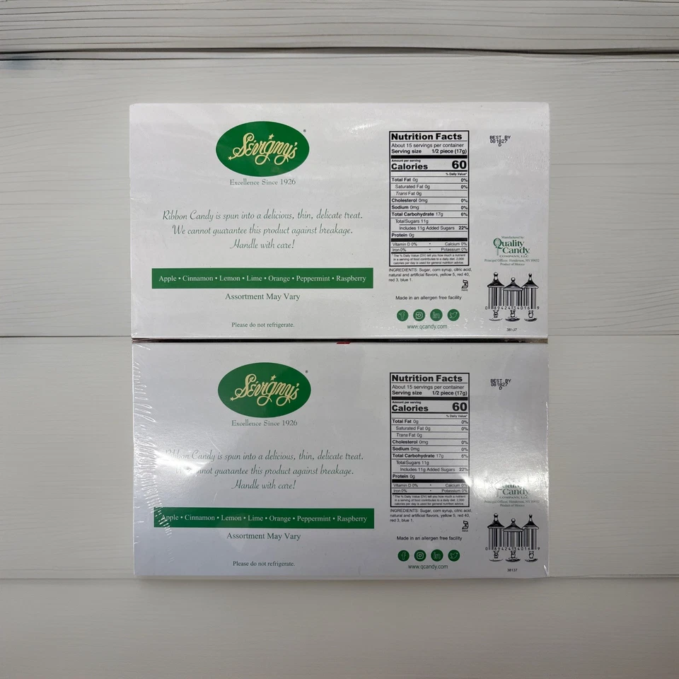 Sevigny's ~ This Ribbon Hard Candy Christmas 2 cajas 9 oz. Caramelo de cada calidad Foto 3 de 4