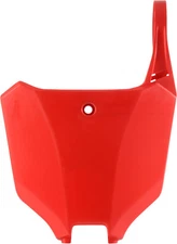 Acerbis Red Front Number Plate (2858850227)