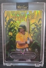 2025 Wild Card NICK KURTZ Haunted Hits - Monster Hunt  1/1 Rookie Card Oakland. rookie card picture