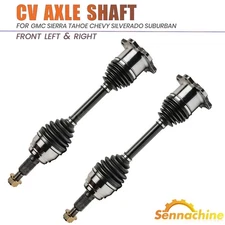 4WD Front CV Axle Shafts for Chevy GMC Silverado Sierra 1500 Tahoe Yukon 6-Lug