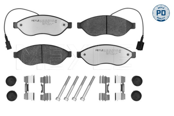 Front MEYLE GERMANY 025 244 6819-2/PD Brake Pad Set, disc brake for CITROËN,FIAT