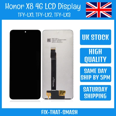 Honor X8 4G TFY-LX1/LX2/LX3 Replacement LCD Display Touch Screen Digitizer
