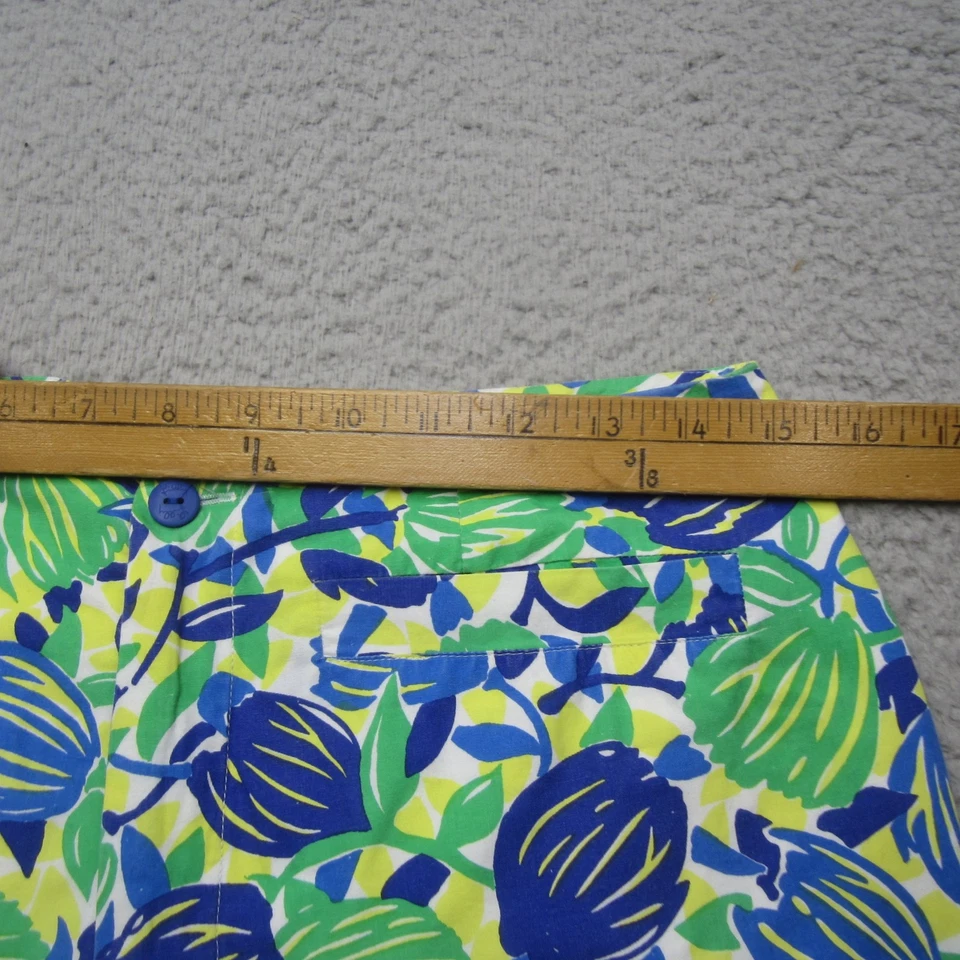 Calça Lilly Pulitzer Feminina 8 Estampa Floral Cropped Preppy Verão Casual - Imagem 3 de 4