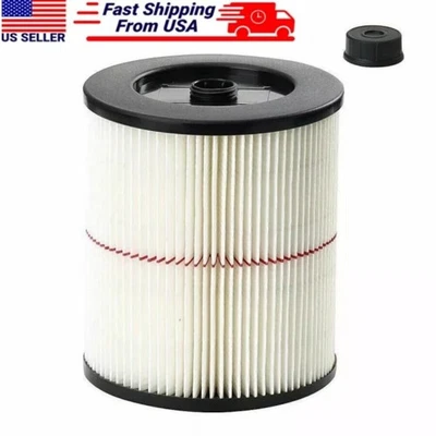 Replacement Shop Vac Filter for Sears Craftsman 5+ 6 8 12 16 gallon Wet Dry Vac